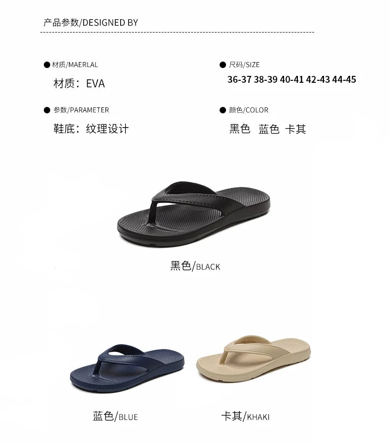 Eva homens flip flops verão durável sandálias de praia interior ao ar livre antiderrapante casal chinelos confortáveis casuais sandálias planas