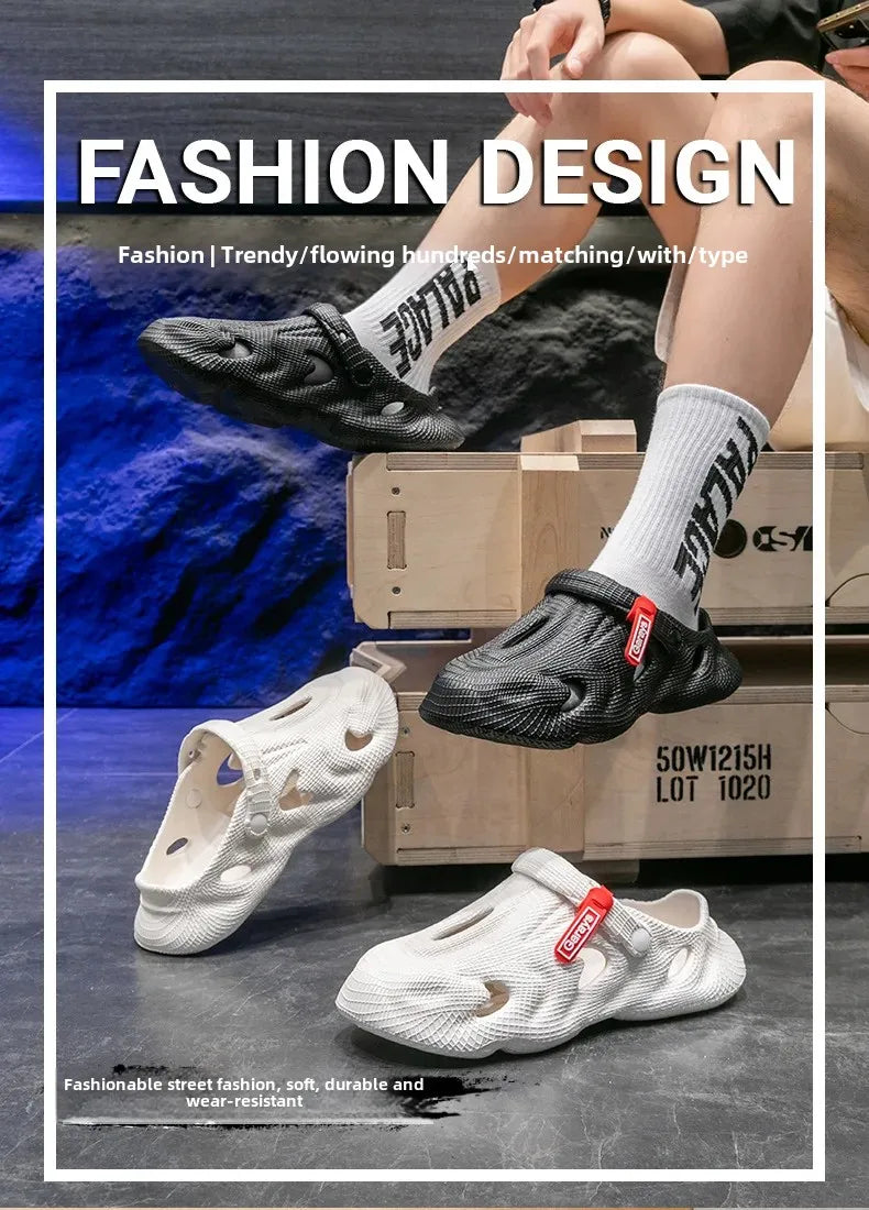 Eva Sandal Lightweight Summer Slippers For Men And Women Breathable Non-Slip EVA Dry Wedges Platform Sandals Fashion Outdoor Wea