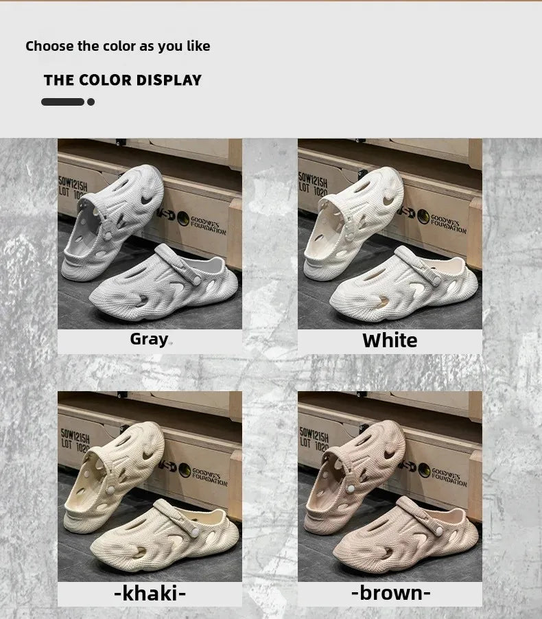 Eva Sandal Lightweight Summer Slippers For Men And Women Breathable Non-Slip EVA Dry Wedges Platform Sandals Fashion Outdoor Wea