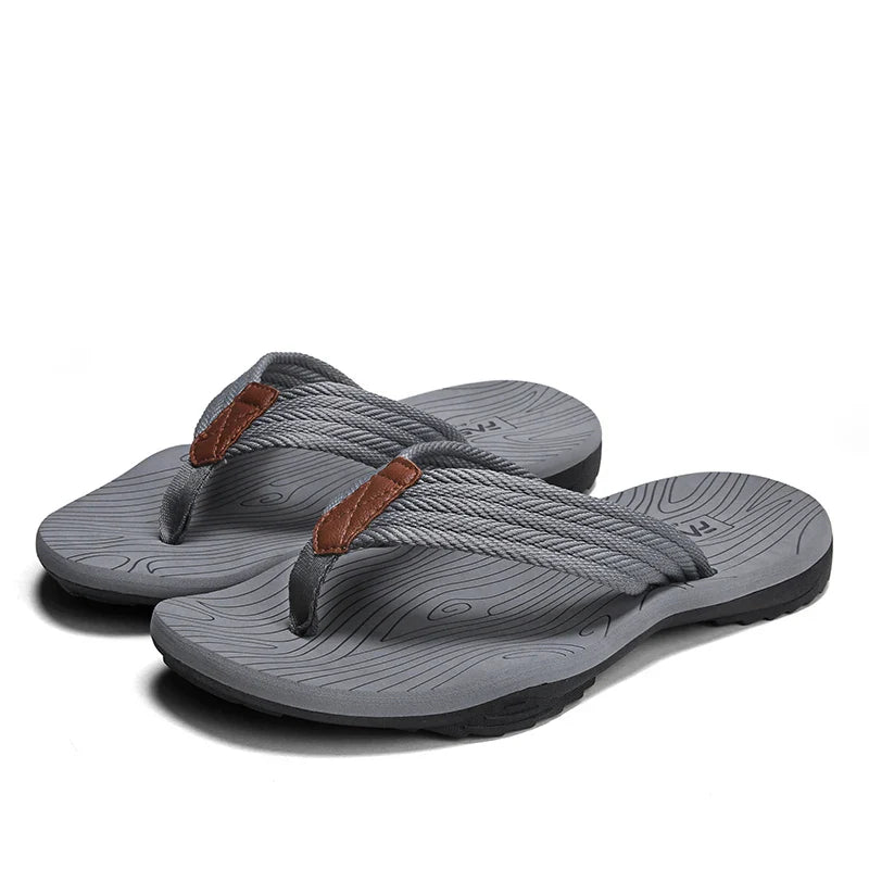 Chinelos masculinos verão flip flops marca moda ao ar livre confortável casual slides sapatos antiderrapantes sandálias de praia 6 cores