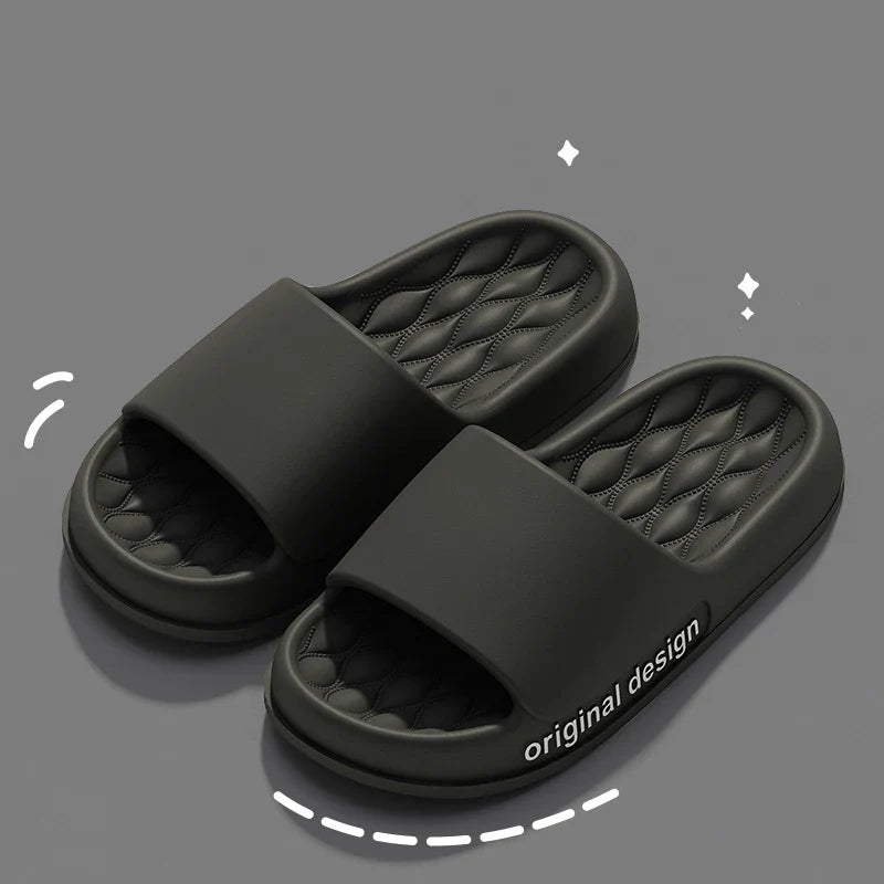 Asgard chinelos de verão masculinos 2025 novo interior antiderrapante chinelos de banheiro conforto sola grossa sapatos de praia masculino chinelos macios de eva