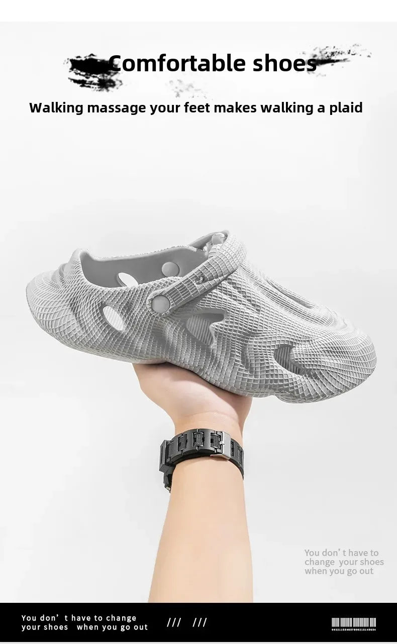 Eva Sandal Lightweight Summer Slippers For Men And Women Breathable Non-Slip EVA Dry Wedges Platform Sandals Fashion Outdoor Wea