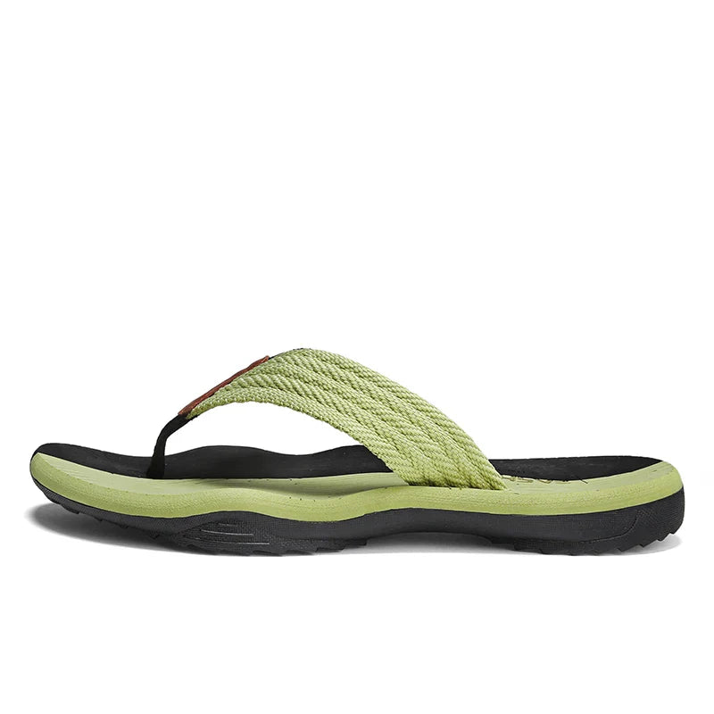 Chinelos masculinos verão flip flops marca moda ao ar livre confortável casual slides sapatos antiderrapantes sandálias de praia 6 cores