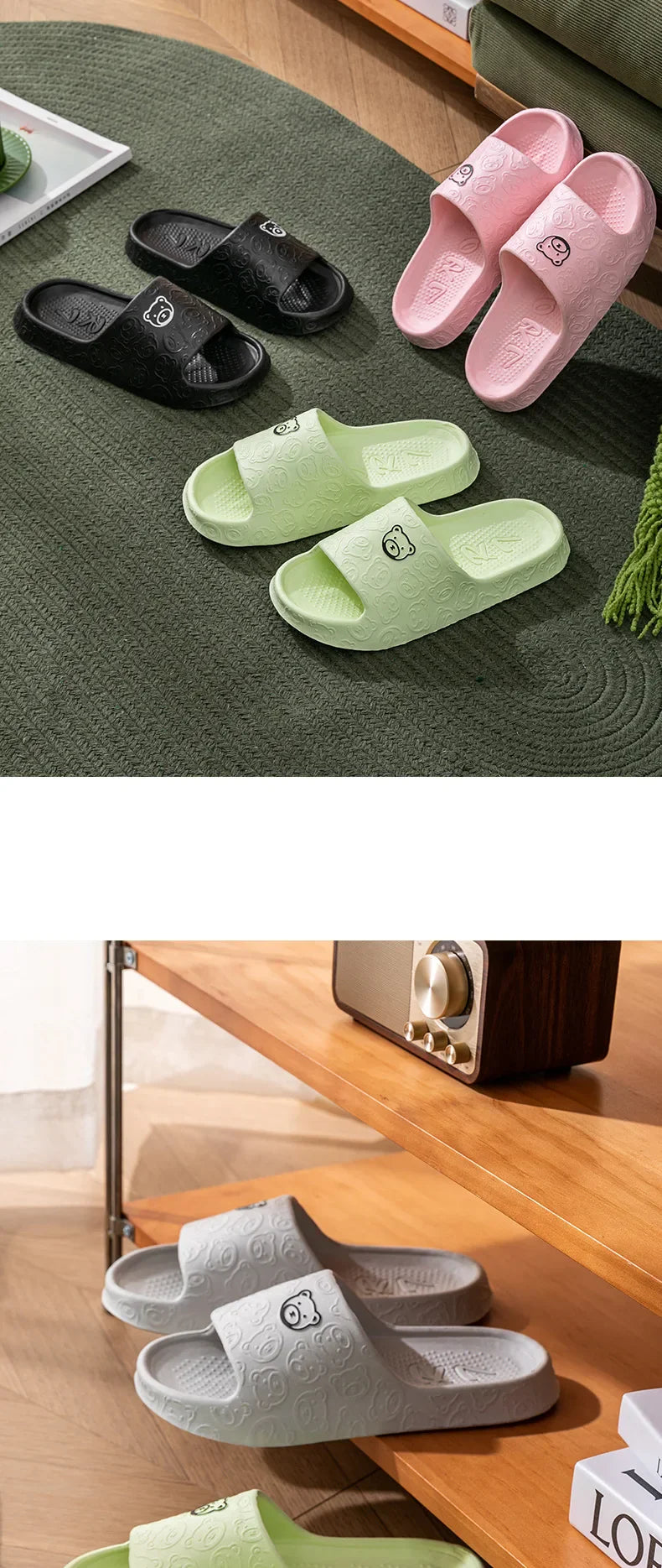 Chinelos baratos casuais chinelos femininos antiderrapantes chinelos de banheiro casal casa chinelos masculinos sandálias planas chinelos femininos doces
