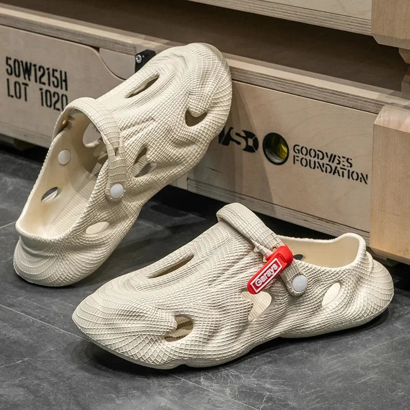 Eva Sandal Lightweight Summer Slippers For Men And Women Breathable Non-Slip EVA Dry Wedges Platform Sandals Fashion Outdoor Wea