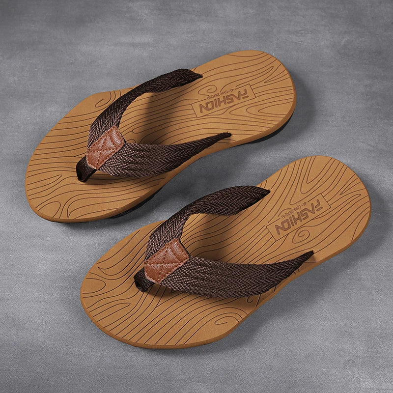 Chinelos masculinos verão flip flops marca moda ao ar livre confortável casual slides sapatos antiderrapantes sandálias de praia 6 cores