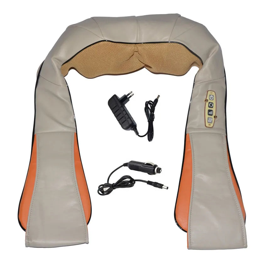 Massageador Shiatsu U-Shape com Infravermelho – Alívio de Dores e Relaxamento Completo