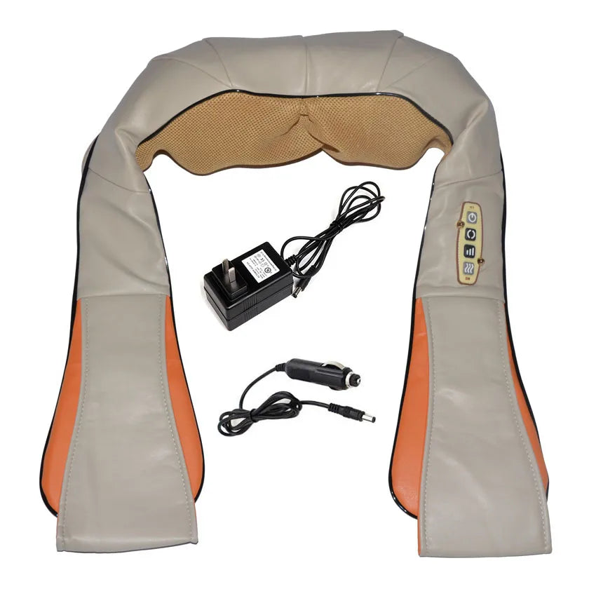 Massageador Shiatsu U-Shape com Infravermelho – Alívio de Dores e Relaxamento Completo