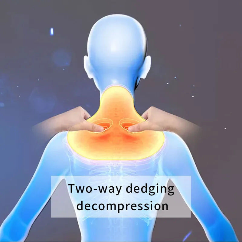 Massageador Shiatsu U-Shape com Infravermelho – Alívio de Dores e Relaxamento Completo