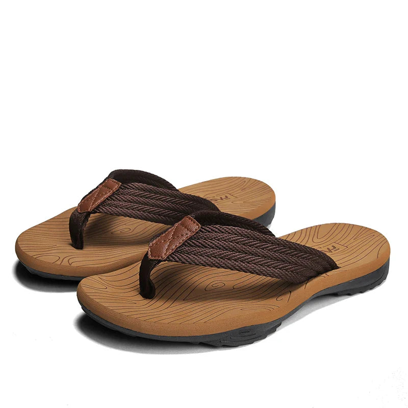 Chinelos masculinos verão flip flops marca moda ao ar livre confortável casual slides sapatos antiderrapantes sandálias de praia 6 cores