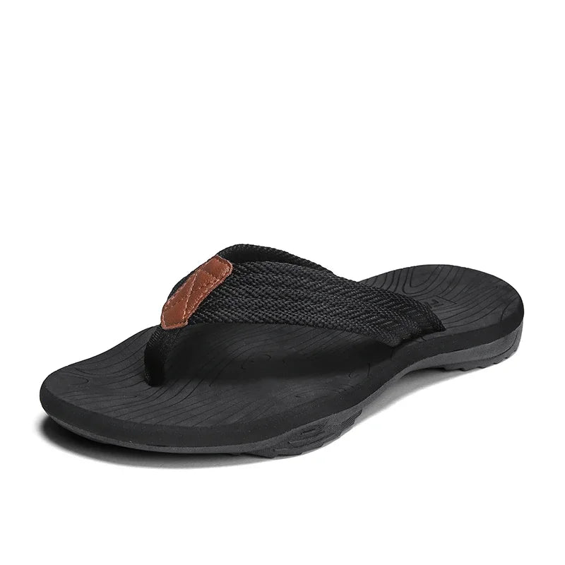 Chinelos masculinos verão flip flops marca moda ao ar livre confortável casual slides sapatos antiderrapantes sandálias de praia 6 cores
