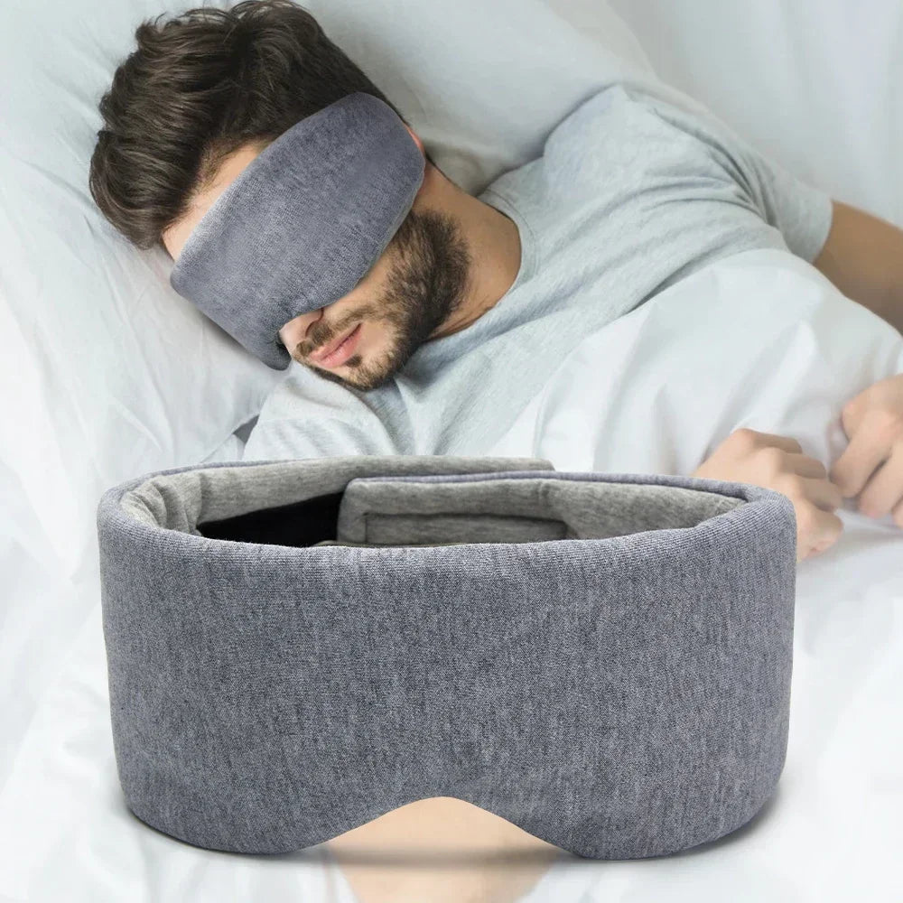 Máscara de Dormir 100% Algodão Seda | Conforto Absoluto para um Sono Perfeito