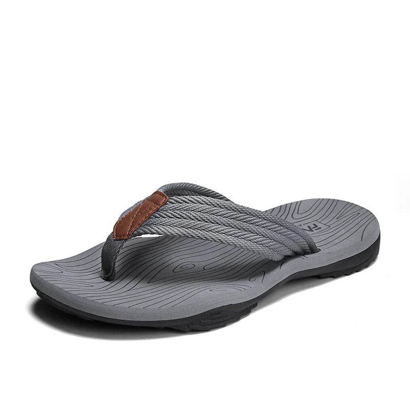 Chinelos masculinos verão flip flops marca moda ao ar livre confortável casual slides sapatos antiderrapantes sandálias de praia 6 cores