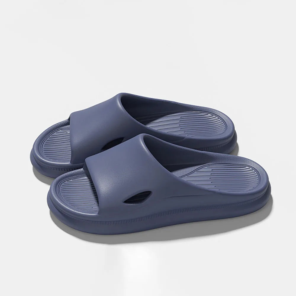 ZHIDA Antiderrapante Slides Leve Dedo Aberto Chinelos de Secagem Rápida Interior Exterior Banheiro Praia Verão Interior Exterior Eva Chinelos