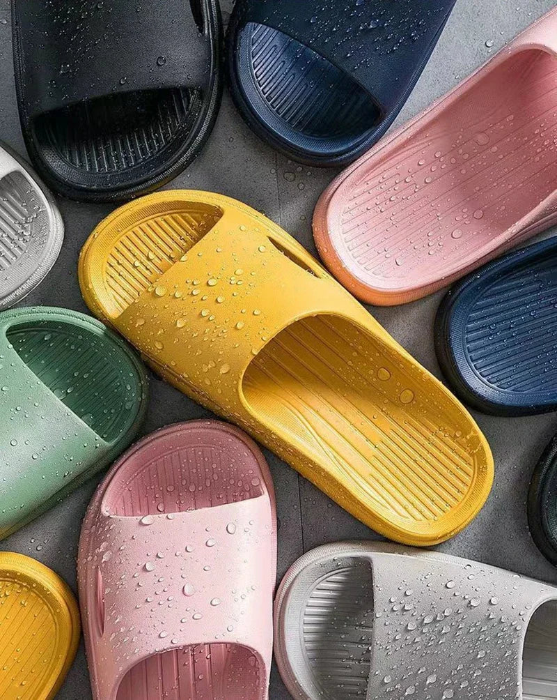 ZHIDA Antiderrapante Slides Leve Dedo Aberto Chinelos de Secagem Rápida Interior Exterior Banheiro Praia Verão Interior Exterior Eva Chinelos