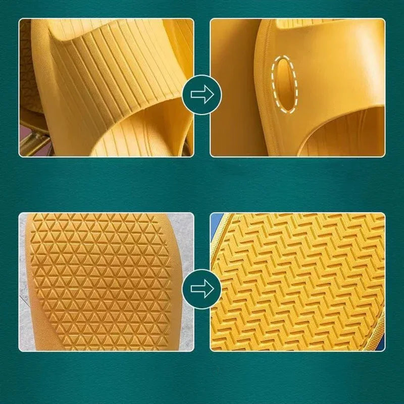 ZHIDA Antiderrapante Slides Leve Dedo Aberto Chinelos de Secagem Rápida Interior Exterior Banheiro Praia Verão Interior Exterior Eva Chinelos